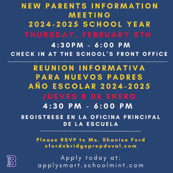 Parent Information Meeting